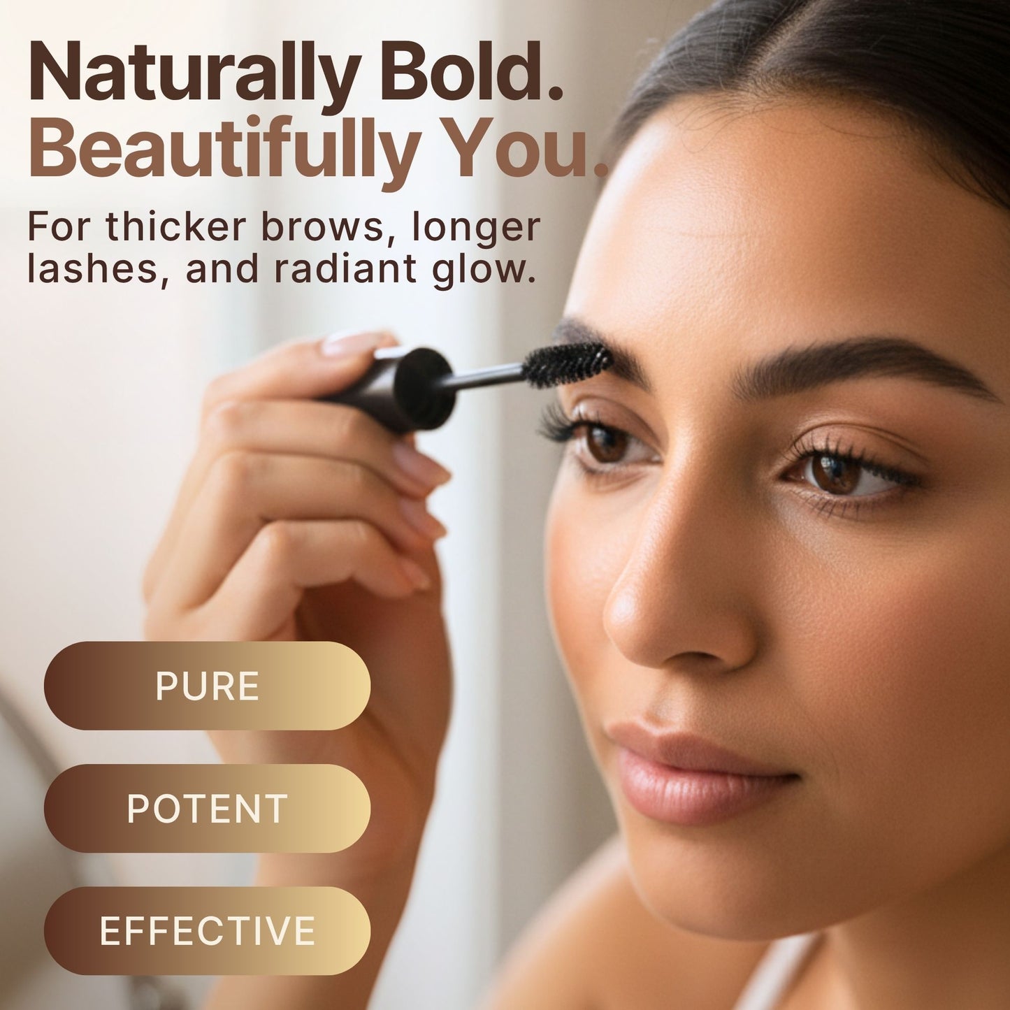 Natural beauty use of castor oil for brows lashes and skin
